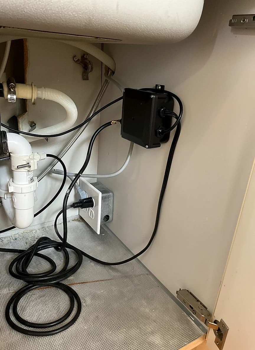 After photo for The garbage disposal is not working and clogged. project in Austin, TX