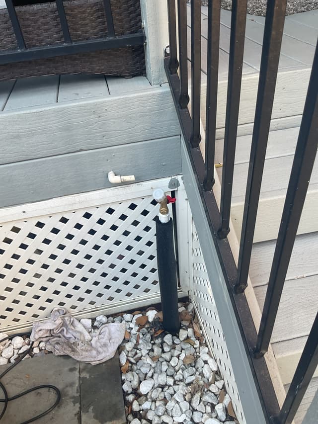A Leaking Hose Bibb Caught on a VIP Visit in Austin — after