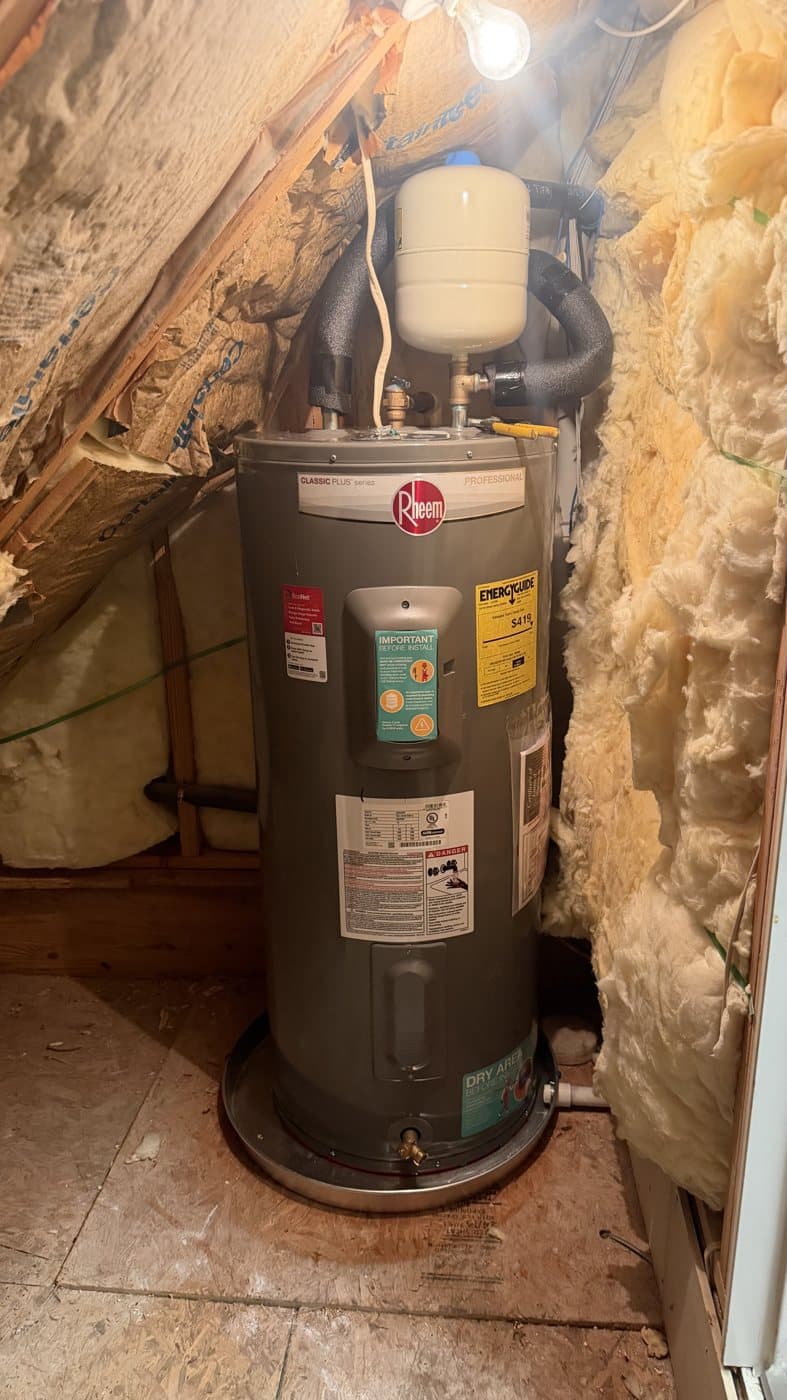 Attic Water Heater Replacement in Austin — hero image